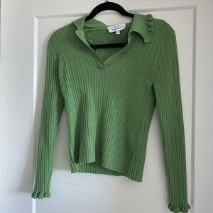 & Other Stories ribbed knit long sleeve